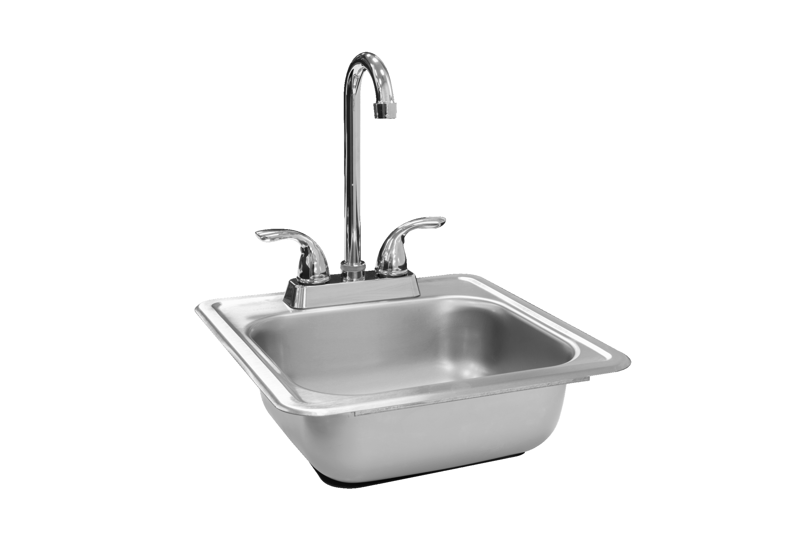 15 inch drop in sink with faucet from summerset grills