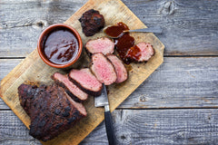 Cajun Steak with Apricot-Orange Glaze