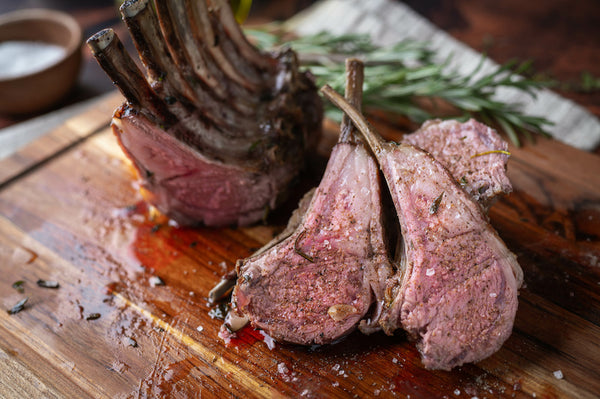 Grilled Saffron Rack of Lamb – Autumn Grill Series