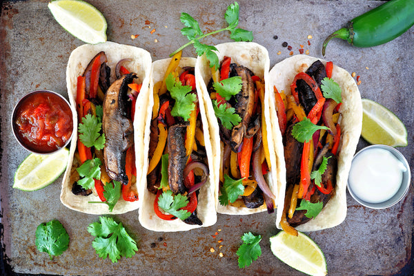 Grilled Vegetable Portobello Mushroom Tacos