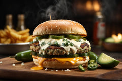 Jalapeño Popper Burgers
