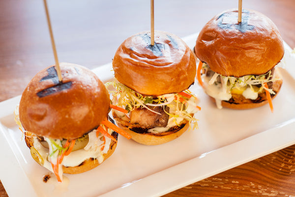 Jerk Pork Tenderloin Sliders