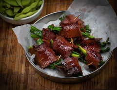Vegan Christmas Seitan Negimaki