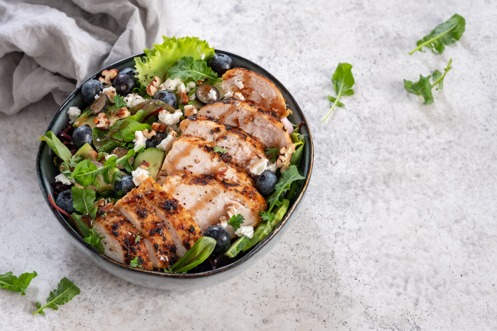 The Best Grilled Chicken Salad